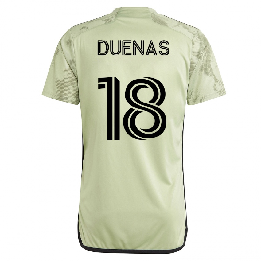 Mujer Camiseta Érik Dueñas #18 Verde 2ª Equipación 2023/24 La Camisa Argentina