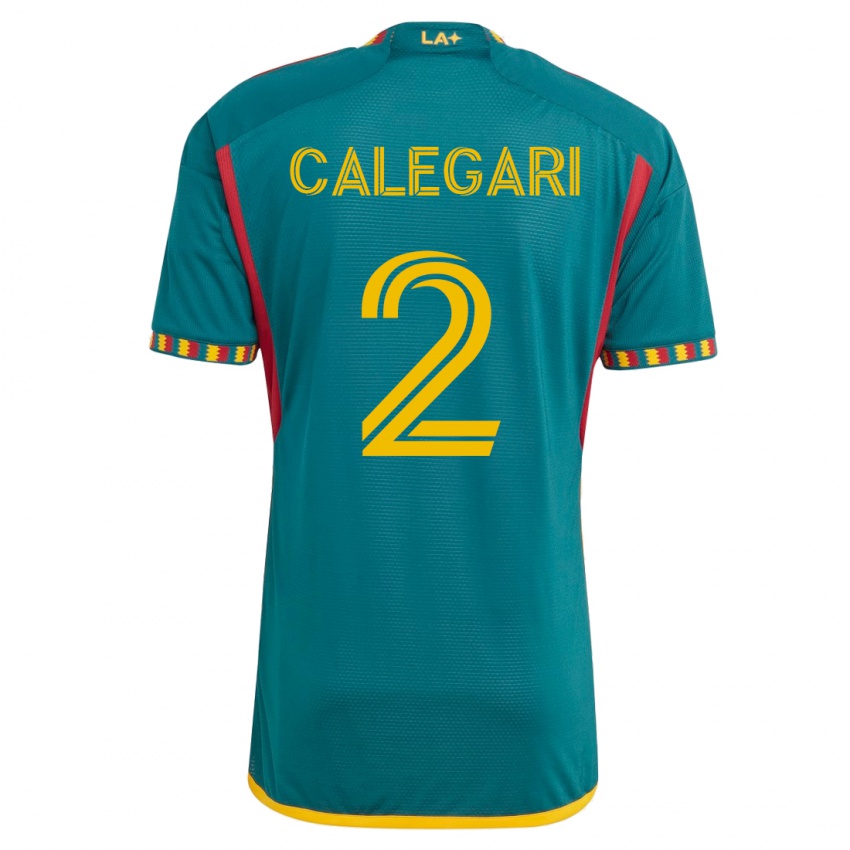 Mujer Camiseta Calegari #2 Verde 2ª Equipación 2023/24 La Camisa Argentina