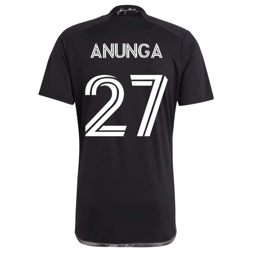 Mujer Camiseta Tah Anunga #27 Negro 2ª Equipación 2023/24 La Camisa Argentina