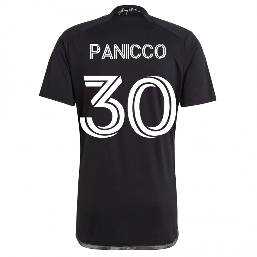 Mujer Camiseta Elliot Panicco #30 Negro 2ª Equipación 2023/24 La Camisa Argentina
