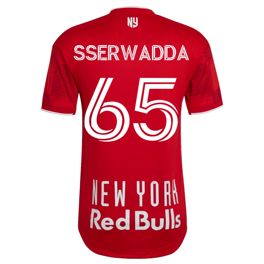 Mujer Camiseta Steven Sserwadda #65 Beige-Dorado 2ª Equipación 2023/24 La Camisa Argentina