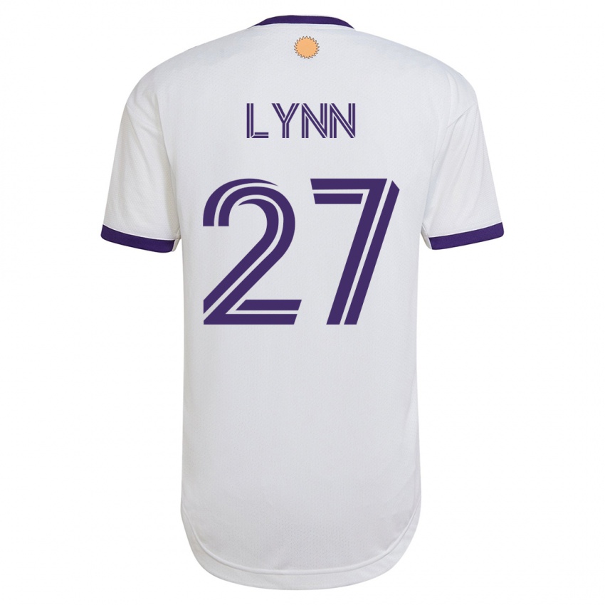 Mujer Camiseta Jack Lynn #27 Blanco 2ª Equipación 2023/24 La Camisa Argentina