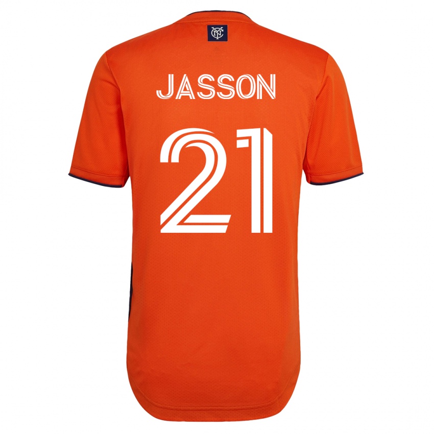 Mujer Camiseta Andres Jasson #21 Negro 2ª Equipación 2023/24 La Camisa Argentina