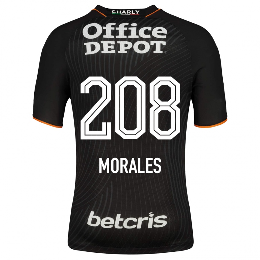 Mujer Camiseta Erik Morales #208 Negro 2ª Equipación 2023/24 La Camisa Argentina