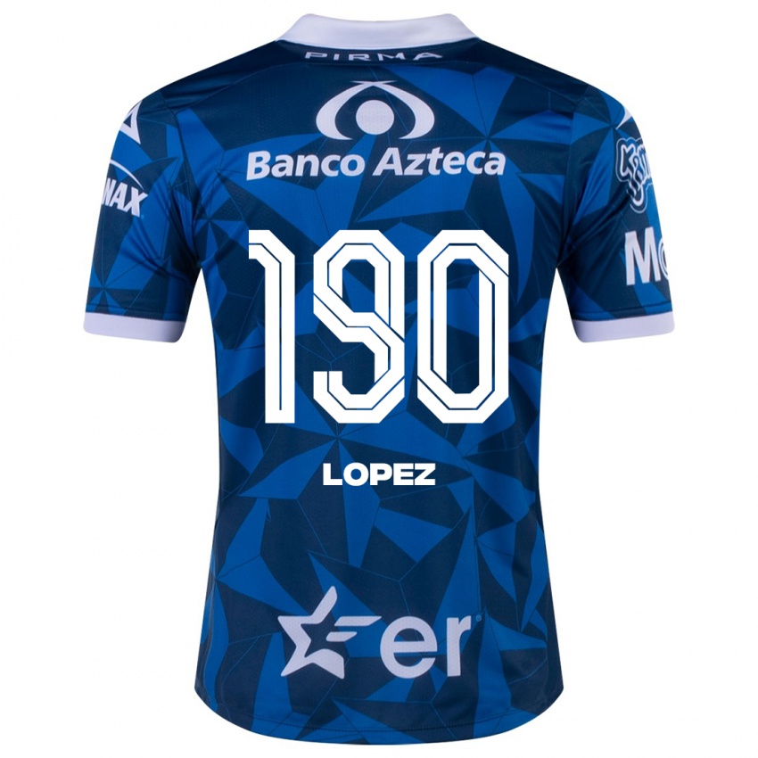 Mujer Camiseta Josué López #190 Azul 2ª Equipación 2023/24 La Camisa Argentina
