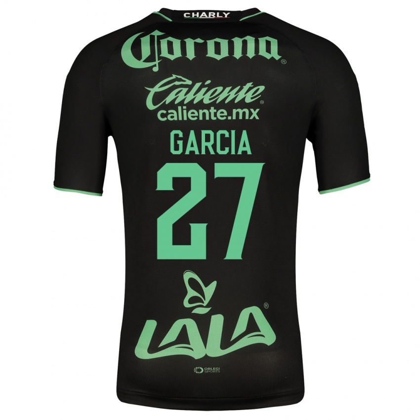 Mujer Camiseta Joel Garcia #27 Negro 2ª Equipación 2023/24 La Camisa Argentina
