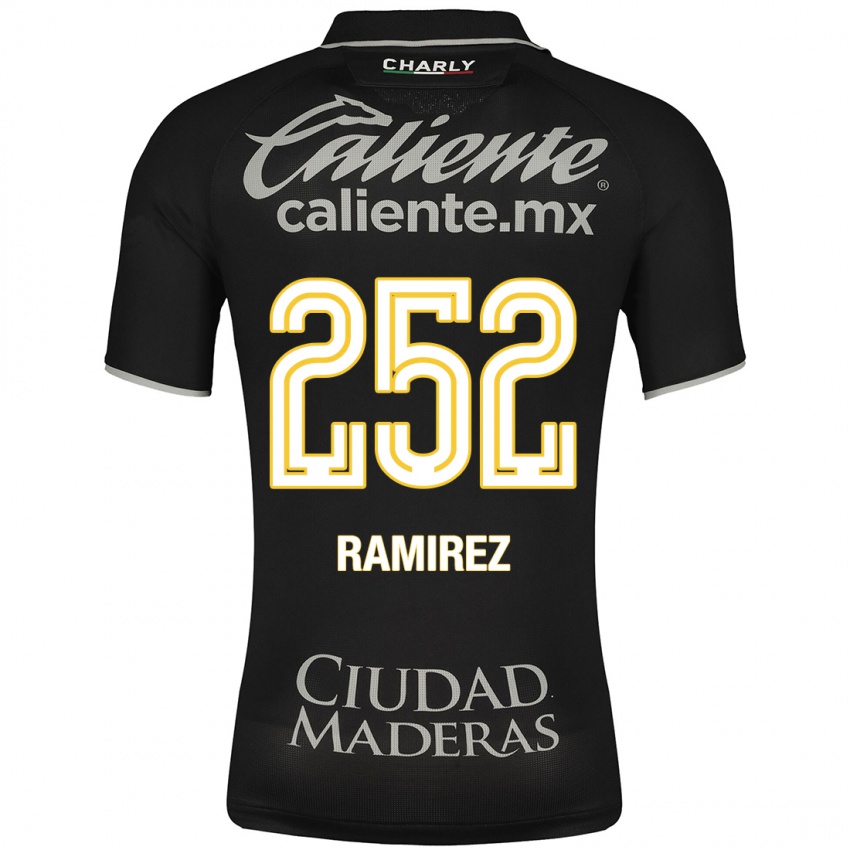 Mujer Camiseta Luis Ramírez #252 Negro 2ª Equipación 2023/24 La Camisa Argentina