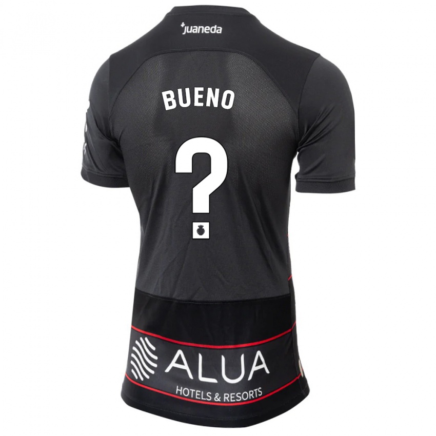 Mujer Camiseta Antonio Bueno #0 Negro 2ª Equipación 2023/24 La Camisa Argentina