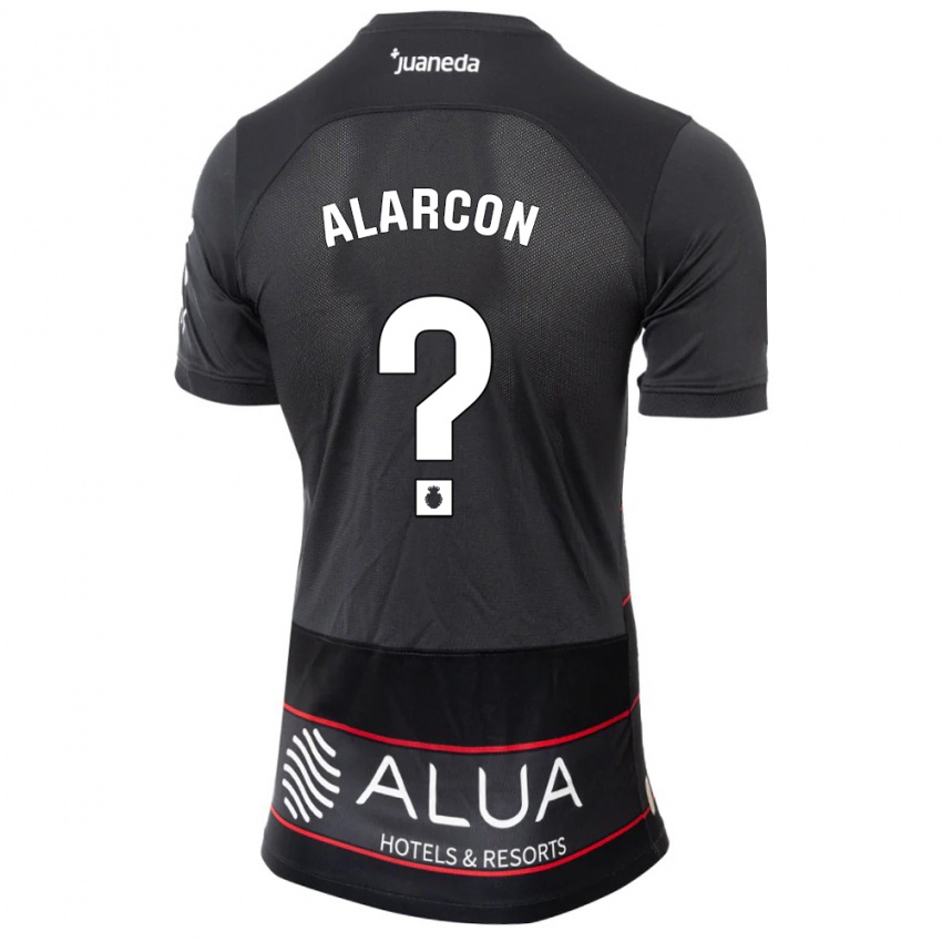 Mujer Camiseta Raúl Alarcón #0 Negro 2ª Equipación 2023/24 La Camisa Argentina