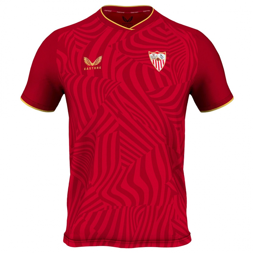 Mujer Camiseta Carlos Sanchez #0 Rojo 2ª Equipación 2023/24 La Camisa Argentina