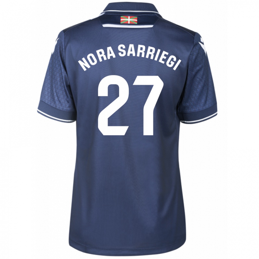 Mujer Camiseta Nora Sarriegi Galdos #27 Armada 2ª Equipación 2023/24 La Camisa Argentina