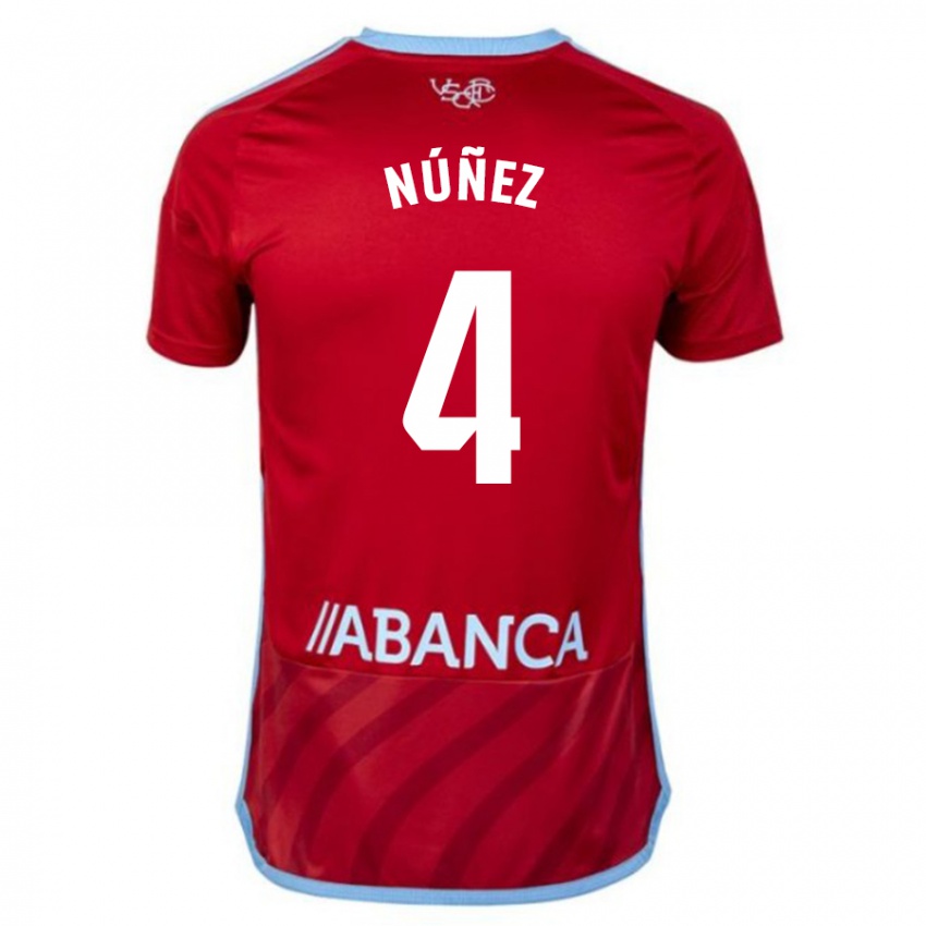 Mujer Camiseta Unai Nunez #4 Rojo 2ª Equipación 2023/24 La Camisa Argentina