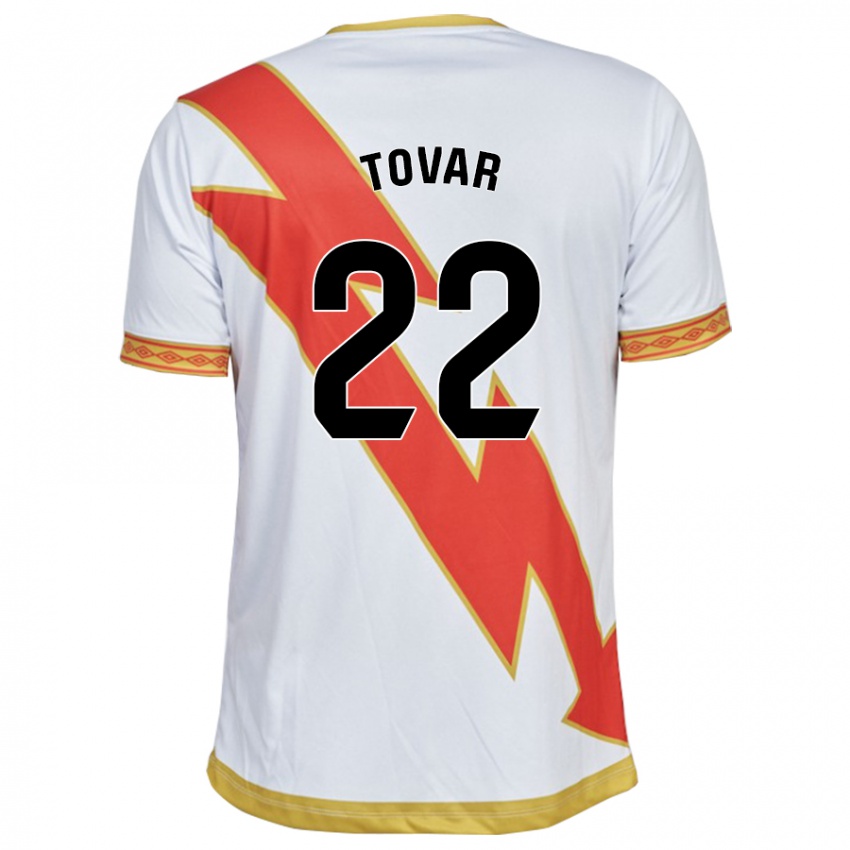 Niño Camiseta Andrea Fernanda Tovar #22 Blanco 1ª Equipación 2023/24 La Camisa Argentina