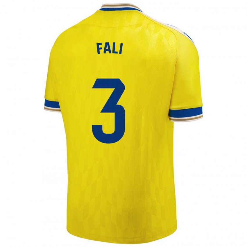 Niño Camiseta Fali #3 Amarillo 1ª Equipación 2023/24 La Camisa Argentina