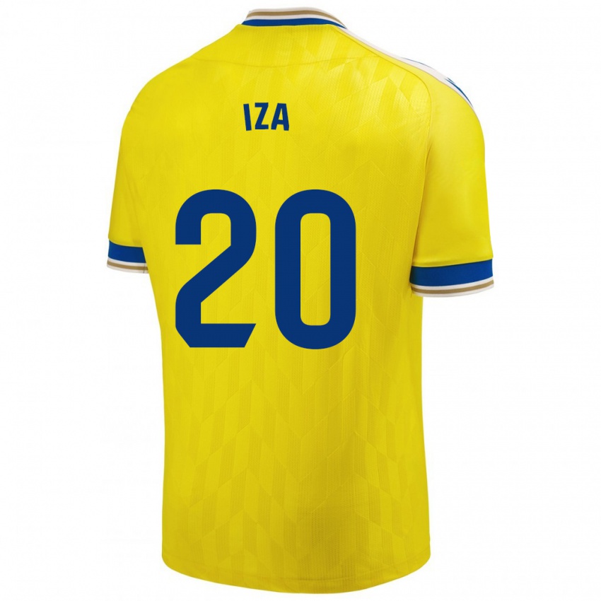 Niño Camiseta Iza Carcelén #20 Amarillo 1ª Equipación 2023/24 La Camisa Argentina