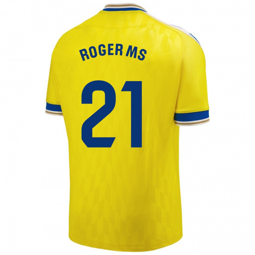 Niño Camiseta Roger Martí #21 Amarillo 1ª Equipación 2023/24 La Camisa Argentina