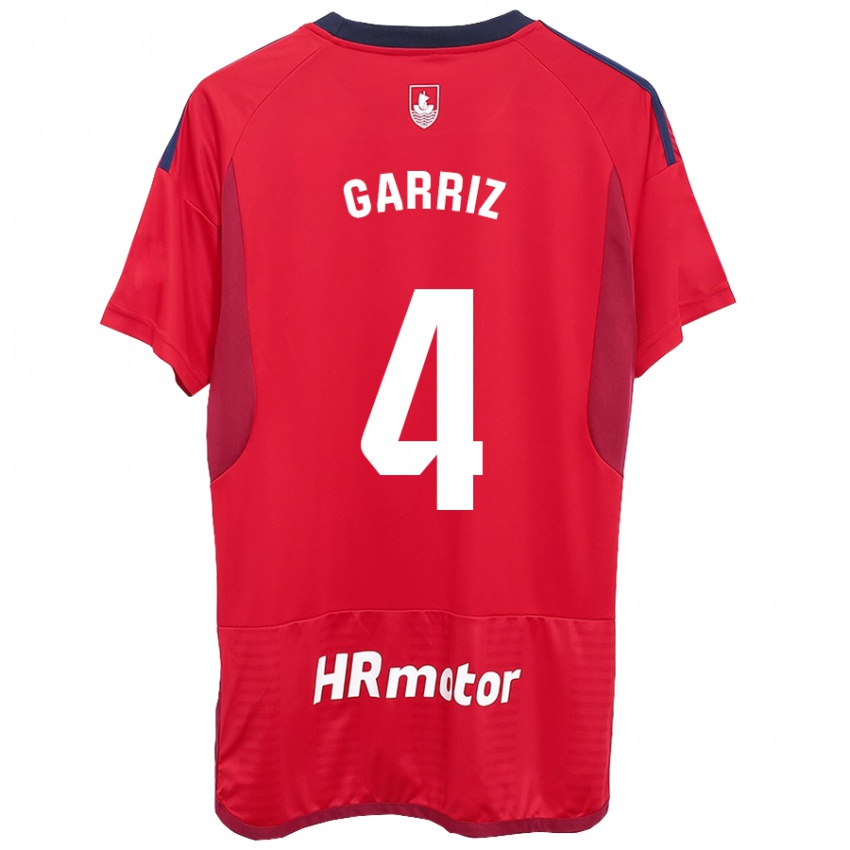 Niño Camiseta Ibaider Garriz #4 Rojo 1ª Equipación 2023/24 La Camisa Argentina