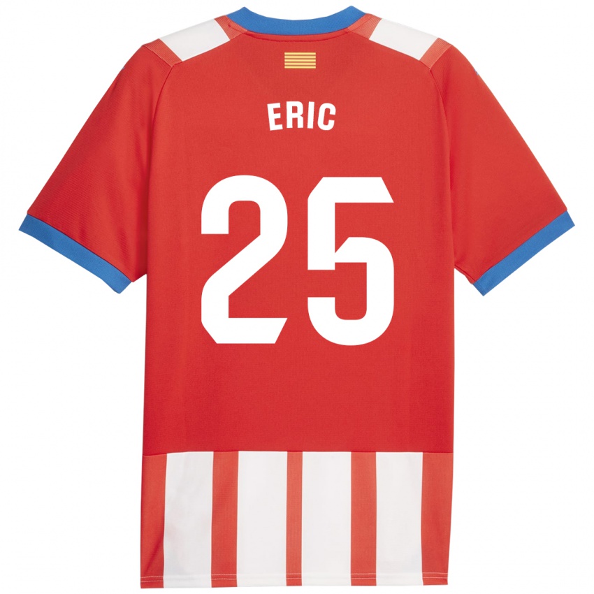 Niño Camiseta Eric Garcia #25 Rojo Blanco 1ª Equipación 2023/24 La Camisa Argentina