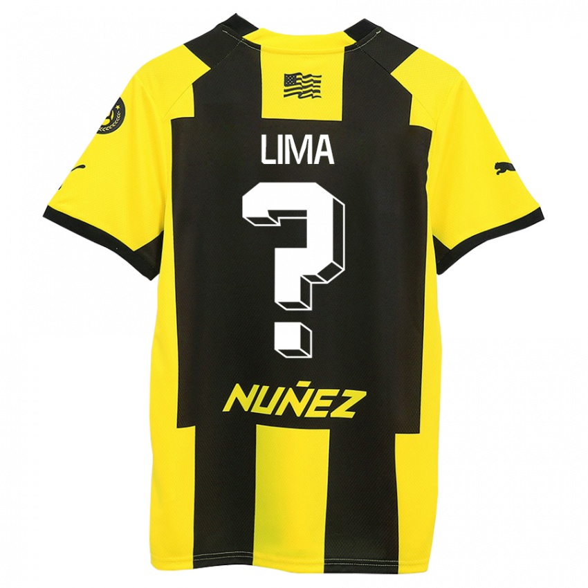 Niño Camiseta Jhonatan Lima #0 Amarillo Negro 1ª Equipación 2023/24 La Camisa Argentina
