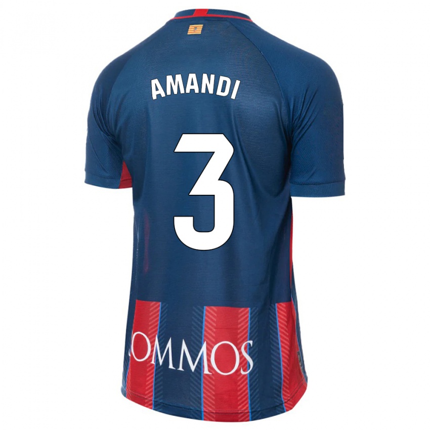 Niño Camiseta Iván Amandi #3 Armada 1ª Equipación 2023/24 La Camisa Argentina