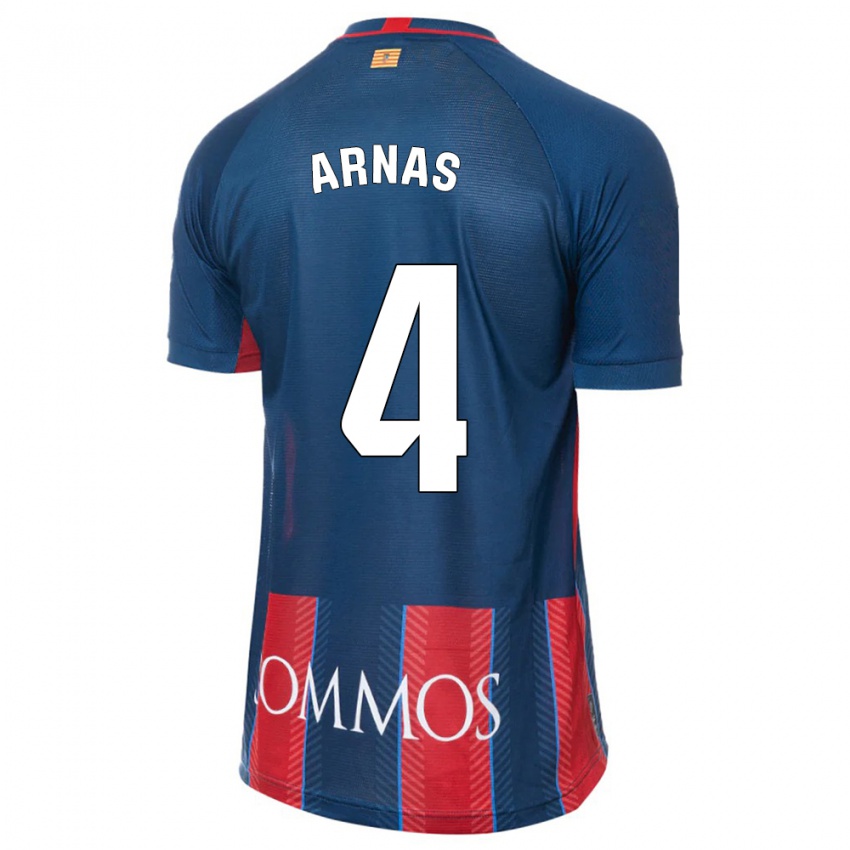 Niño Camiseta Iris Arnas #4 Armada 1ª Equipación 2023/24 La Camisa Argentina