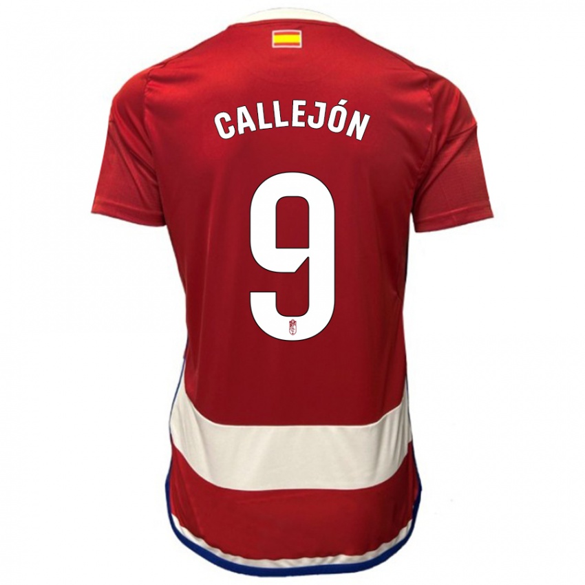 Niño Camiseta José Callejón #9 Rojo 1ª Equipación 2023/24 La Camisa Argentina