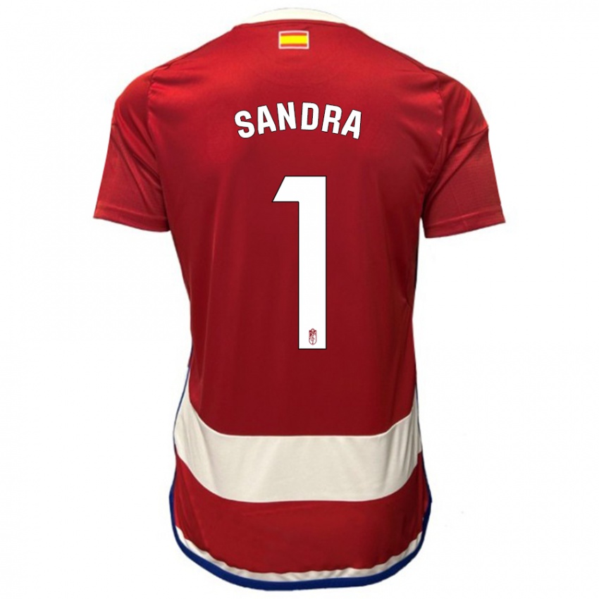 Niño Camiseta Sandra #1 Rojo 1ª Equipación 2023/24 La Camisa Argentina