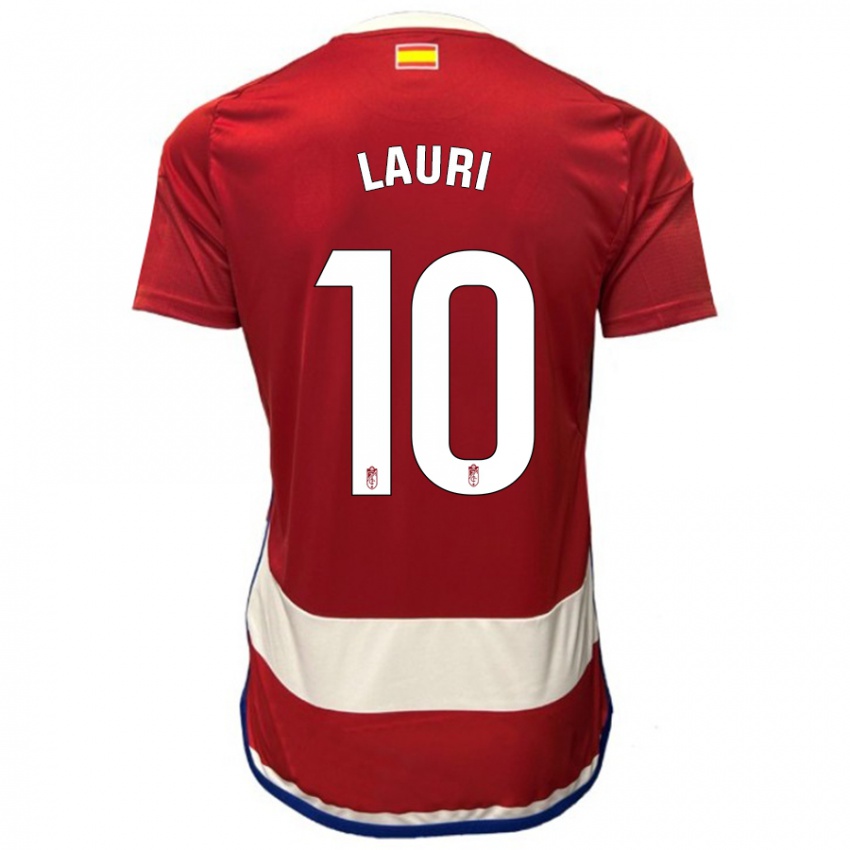 Niño Camiseta Lauri #10 Rojo 1ª Equipación 2023/24 La Camisa Argentina