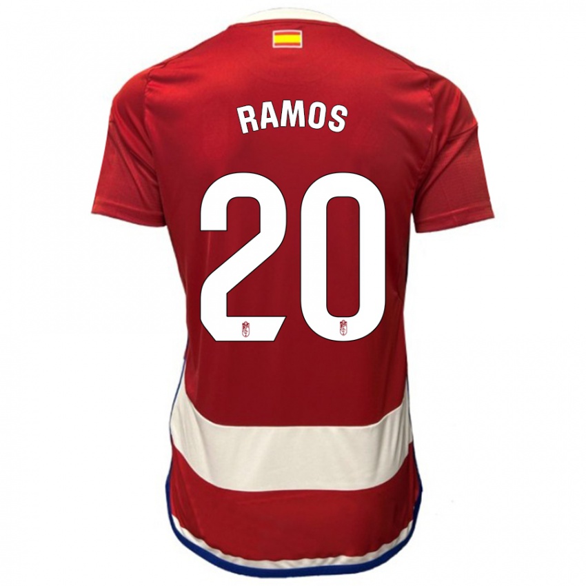 Niño Camiseta Lucía Ramos #20 Rojo 1ª Equipación 2023/24 La Camisa Argentina