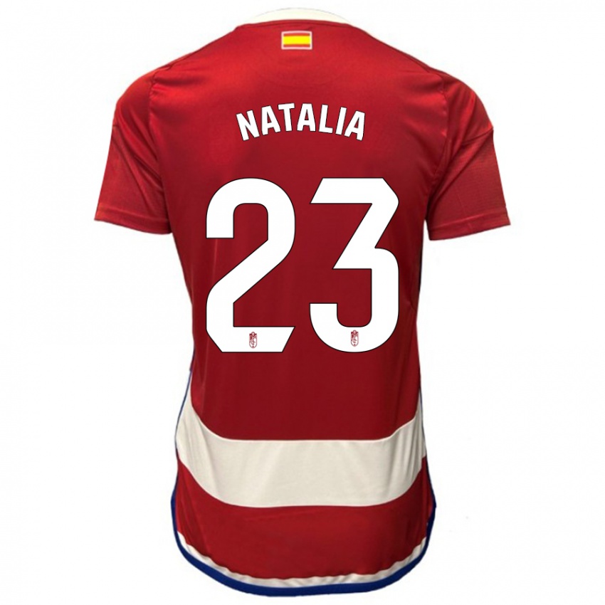 Niño Camiseta Natalia #23 Rojo 1ª Equipación 2023/24 La Camisa Argentina