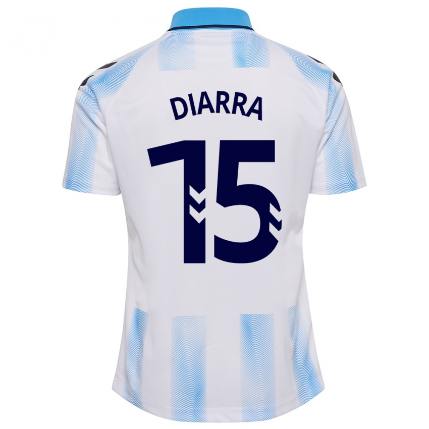 Niño Camiseta Moussa Diarra #15 Blanco Azul 1ª Equipación 2023/24 La Camisa Argentina