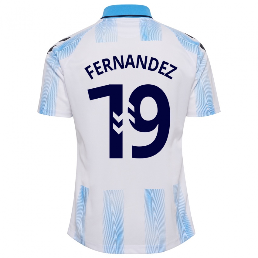 Niño Camiseta Roberto Fernández #19 Blanco Azul 1ª Equipación 2023/24 La Camisa Argentina