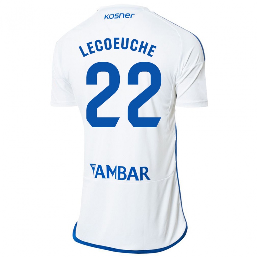 Niño Camiseta Quentin Lecoeuche #22 Blanco 1ª Equipación 2023/24 La Camisa Argentina