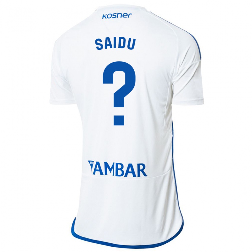 Niño Camiseta Yussif Saidu #0 Blanco 1ª Equipación 2023/24 La Camisa Argentina
