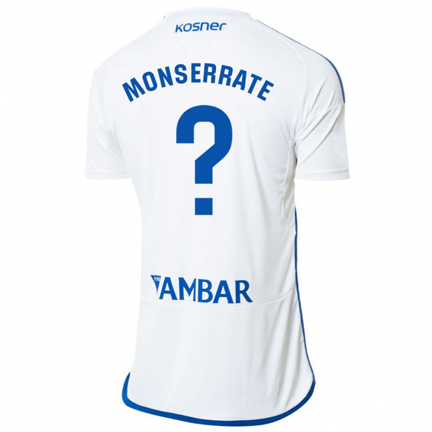 Niño Camiseta Jano Monserrate #0 Blanco 1ª Equipación 2023/24 La Camisa Argentina