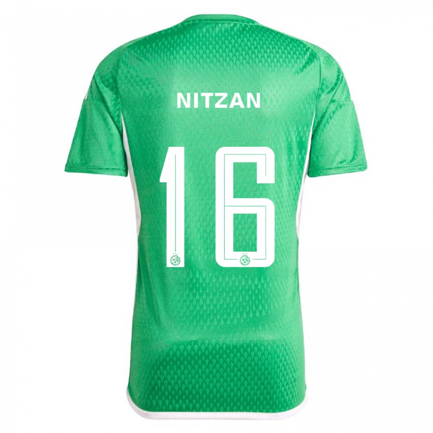 Niño Camiseta Itamar Nitzan #16 Blanco Azul 1ª Equipación 2023/24 La Camisa Argentina