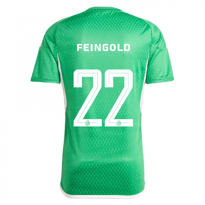 Niño Camiseta Ilay Feingold #22 Blanco Azul 1ª Equipación 2023/24 La Camisa Argentina