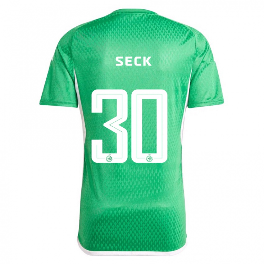 Niño Camiseta Abdoulaye Seck #30 Blanco Azul 1ª Equipación 2023/24 La Camisa Argentina