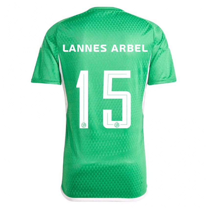 Niño Camiseta Tomer Lannes Arbel #15 Blanco Azul 1ª Equipación 2023/24 La Camisa Argentina