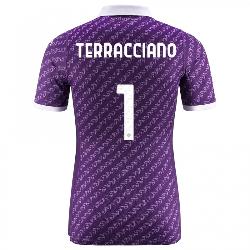 Niño Camiseta Pietro Terracciano #1 Violeta 1ª Equipación 2023/24 La Camisa Argentina