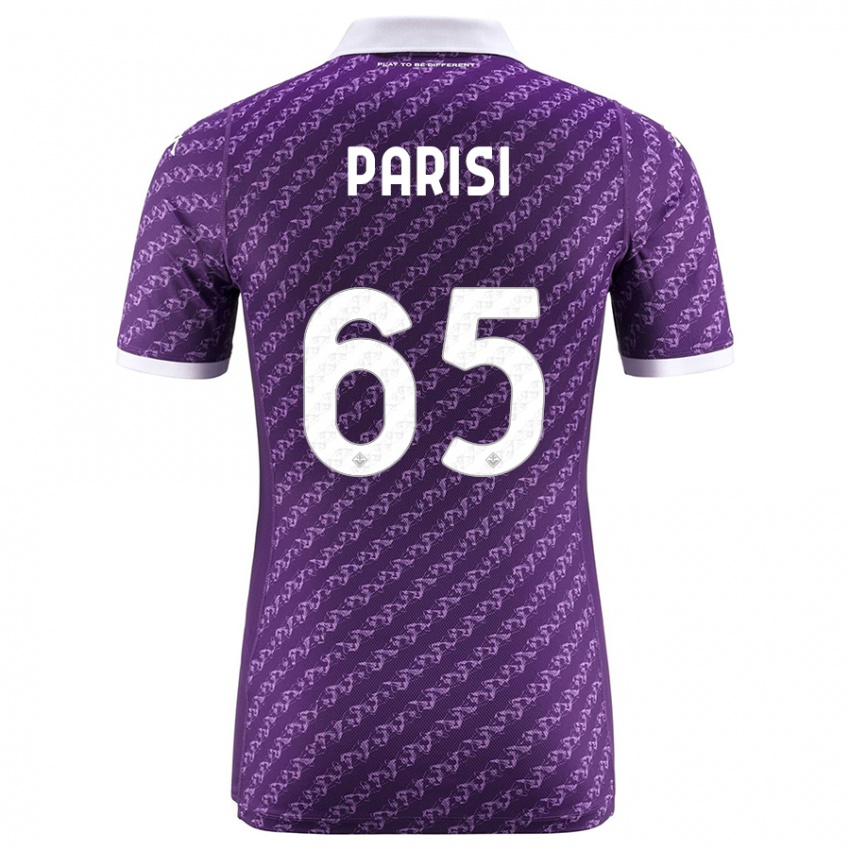 Niño Camiseta Fabiano Parisi #65 Violeta 1ª Equipación 2023/24 La Camisa Argentina