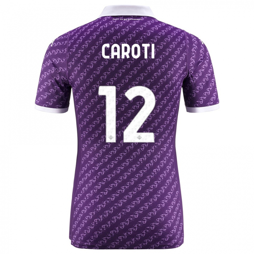 Niño Camiseta Filippo Caroti #12 Violeta 1ª Equipación 2023/24 La Camisa Argentina