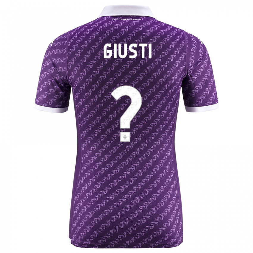 Niño Camiseta Edoardo Giusti #0 Violeta 1ª Equipación 2023/24 La Camisa Argentina