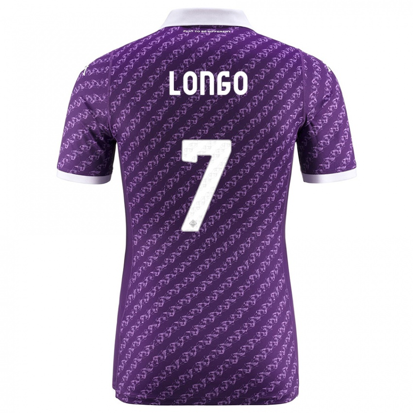 Niño Camiseta Miriam Longo #7 Violeta 1ª Equipación 2023/24 La Camisa Argentina