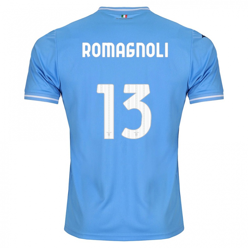Niño Camiseta Alessio Romagnoli #13 Azul 1ª Equipación 2023/24 La Camisa Argentina