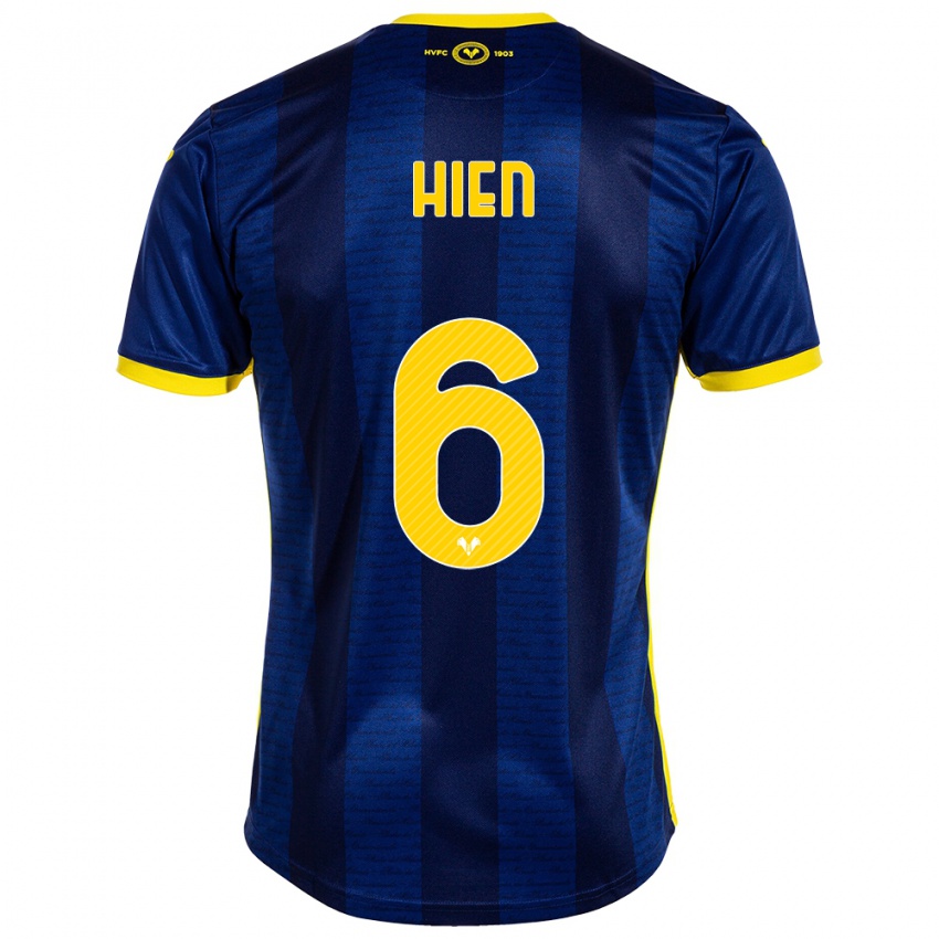 Niño Camiseta Isak Hien #6 Armada 1ª Equipación 2023/24 La Camisa Argentina