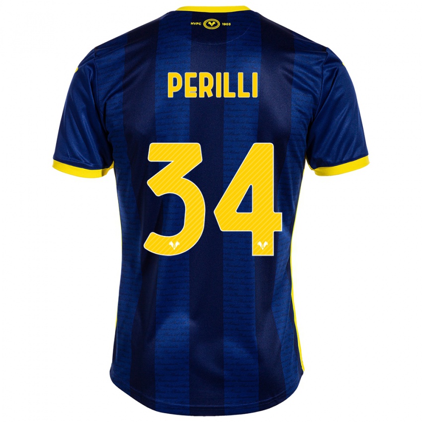 Niño Camiseta Simone Perilli #34 Armada 1ª Equipación 2023/24 La Camisa Argentina