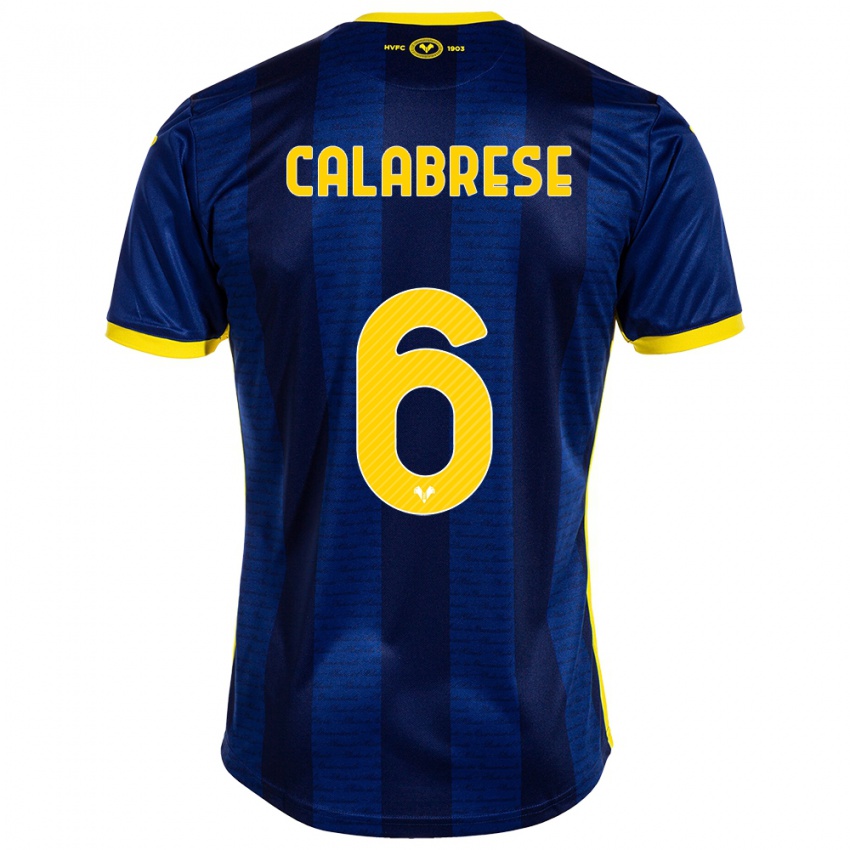 Niño Camiseta Nicolò Calabrese #6 Armada 1ª Equipación 2023/24 La Camisa Argentina