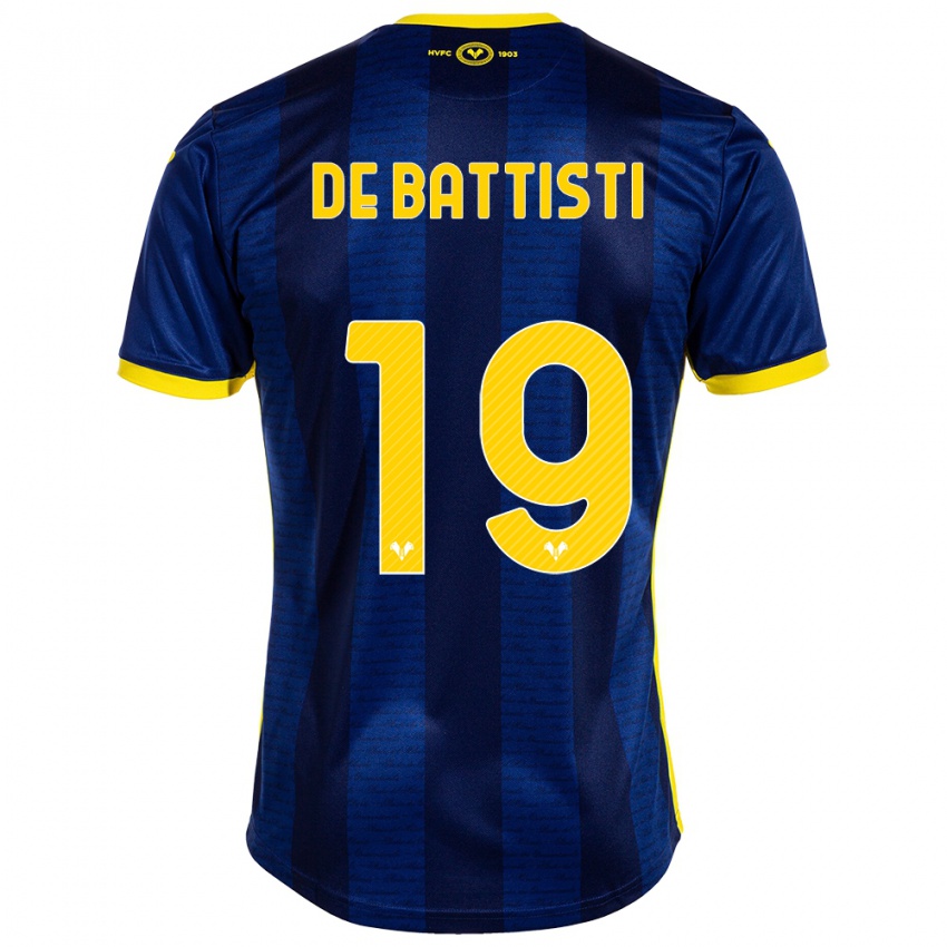 Niño Camiseta Davide De Battisti #19 Armada 1ª Equipación 2023/24 La Camisa Argentina