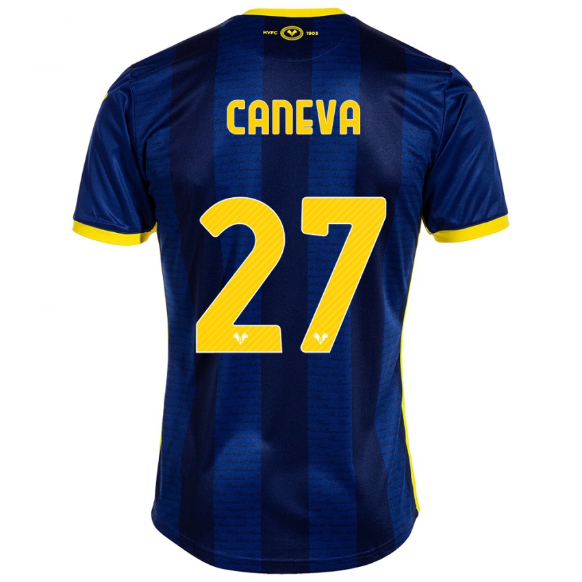 Niño Camiseta Elia Caneva #27 Armada 1ª Equipación 2023/24 La Camisa Argentina